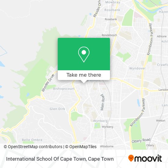 International School Of Cape Town map