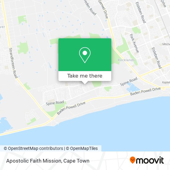Apostolic Faith Mission map