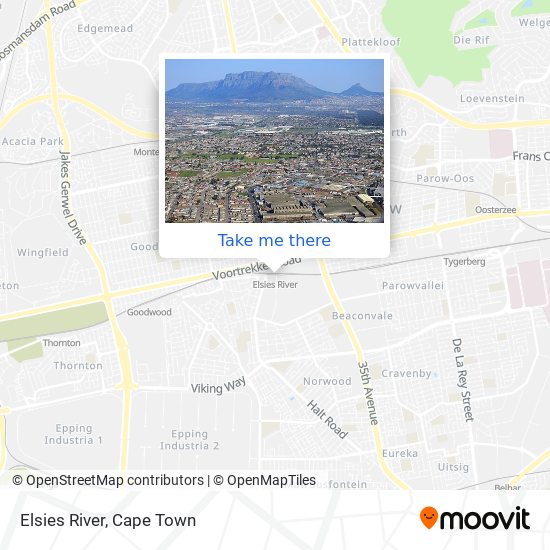 Elsies River map