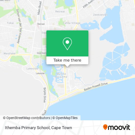 Ithemba Primary School map