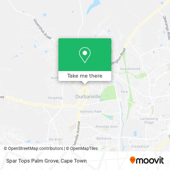 Spar Tops Palm Grove map