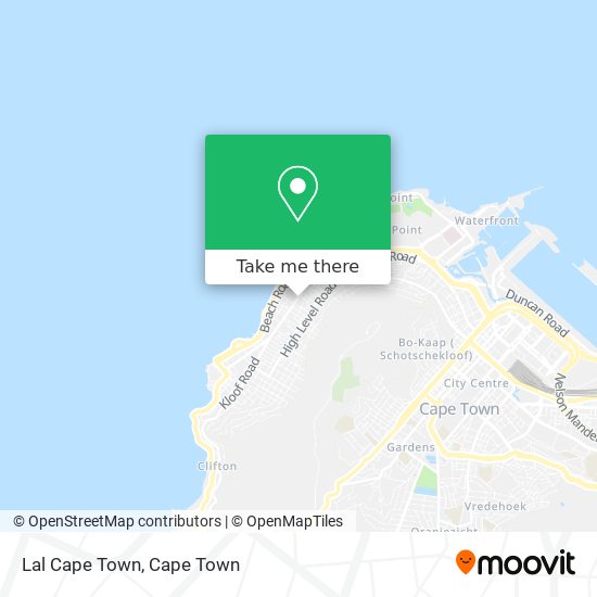 Lal Cape Town map