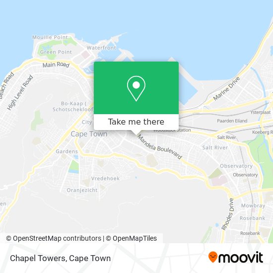 Chapel Towers map
