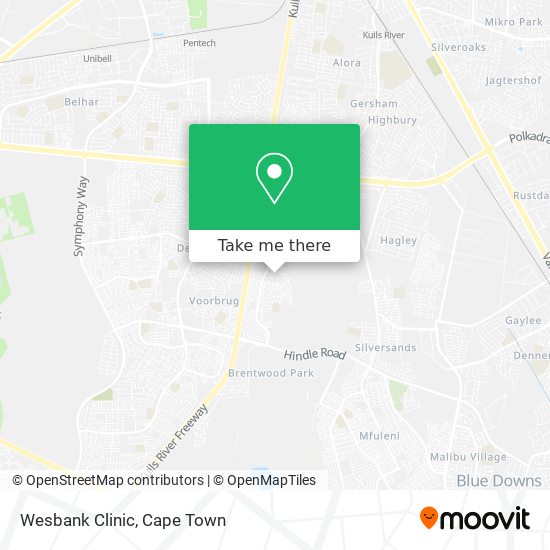 Wesbank Clinic map