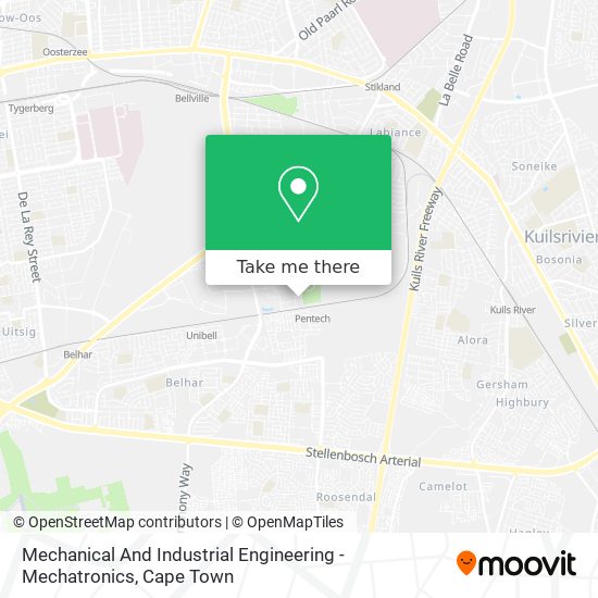 Mechanical And Industrial Engineering - Mechatronics map