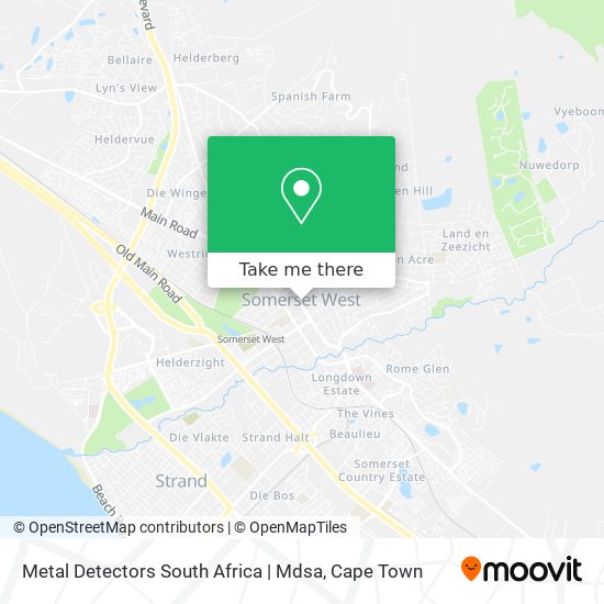 Metal Detectors South Africa | Mdsa map