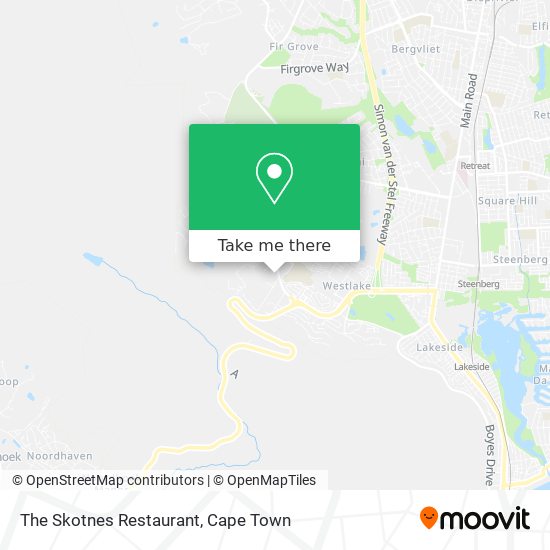 The Skotnes Restaurant map