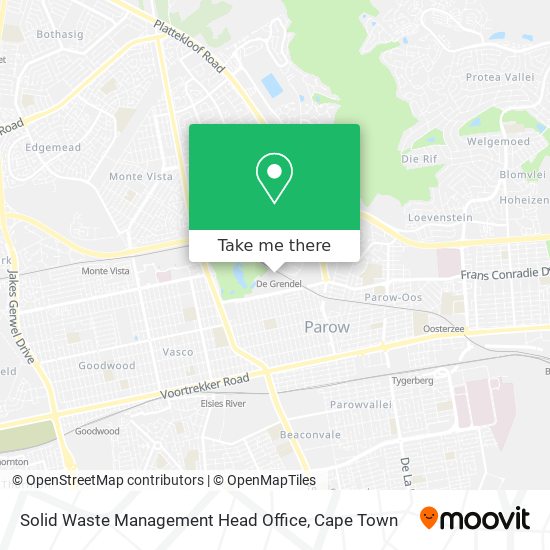 Solid Waste Management Head Office map