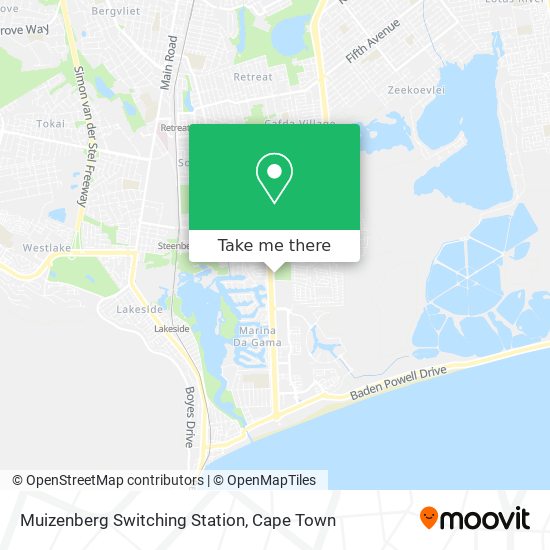 Muizenberg Switching Station map