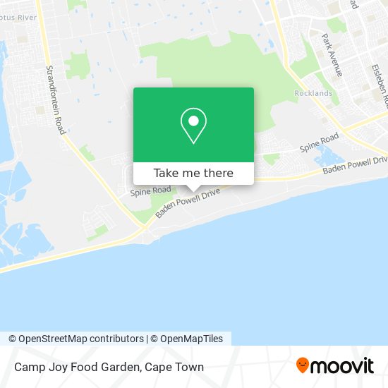 Camp Joy Food Garden map