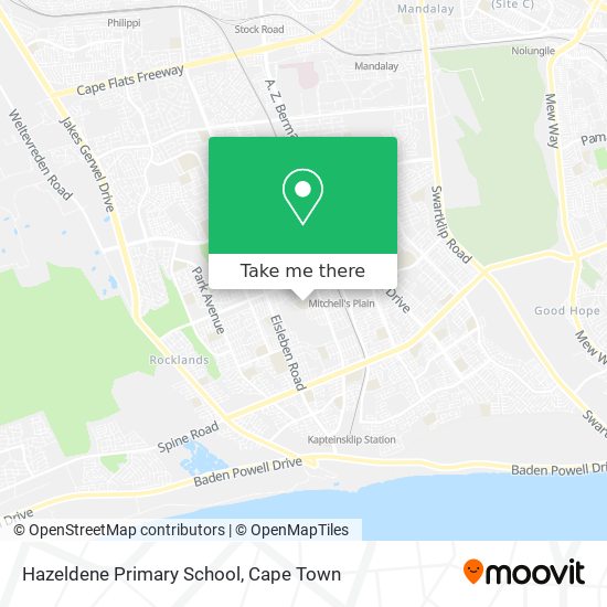Hazeldene Primary School map