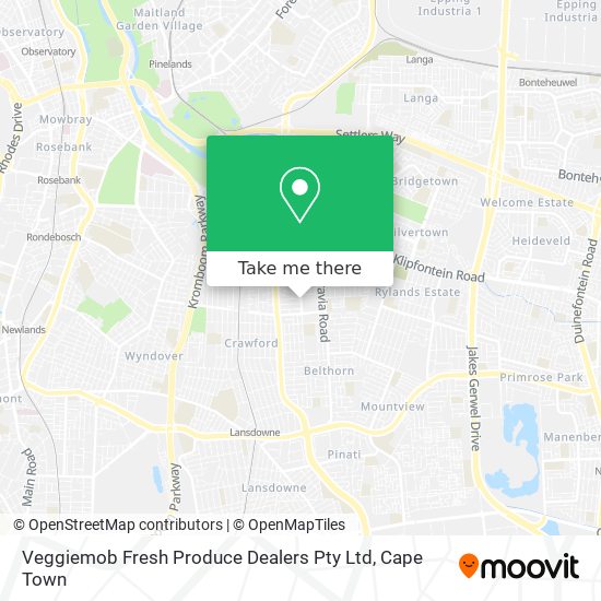 Veggiemob Fresh Produce Dealers Pty Ltd map