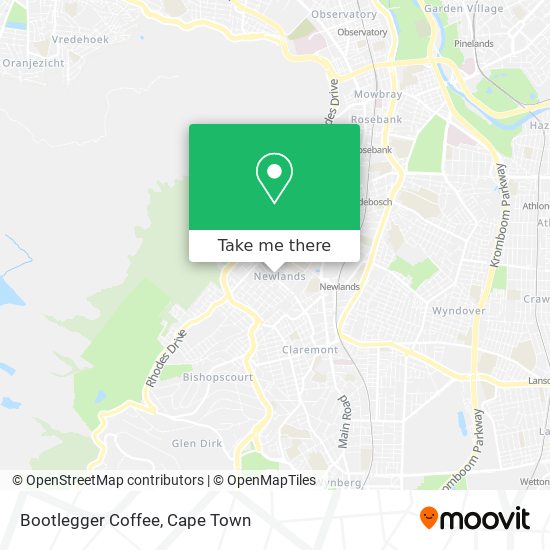 Bootlegger Coffee map