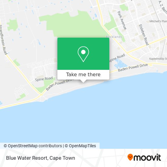 Blue Water Resort map
