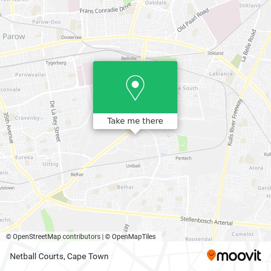 Netball Courts map