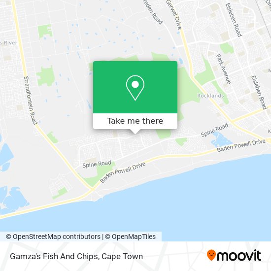 Gamza's Fish And Chips map