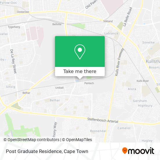 Post Graduate Residence map