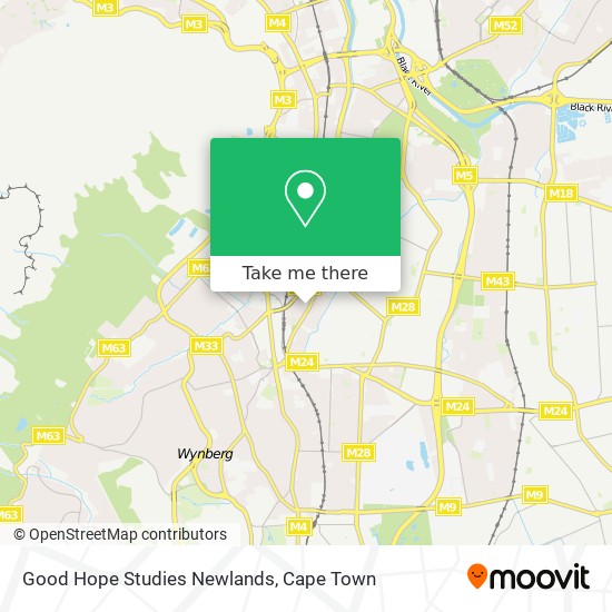 Good Hope Studies Newlands map