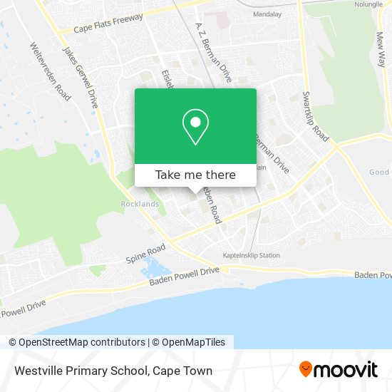 Westville Primary School map