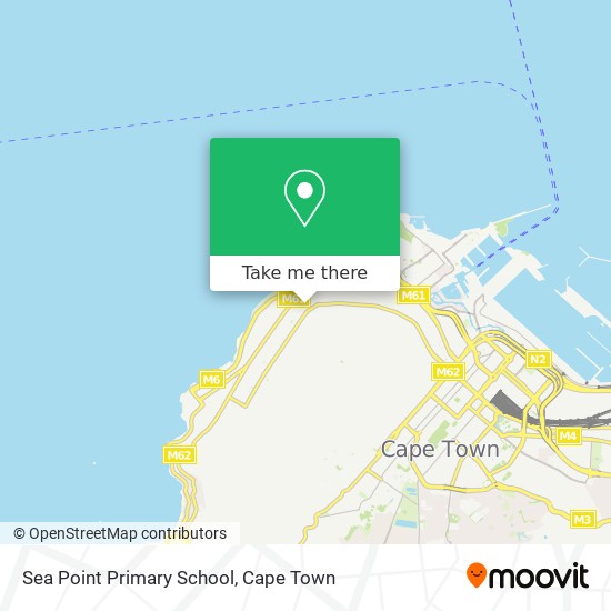 Sea Point Primary School map