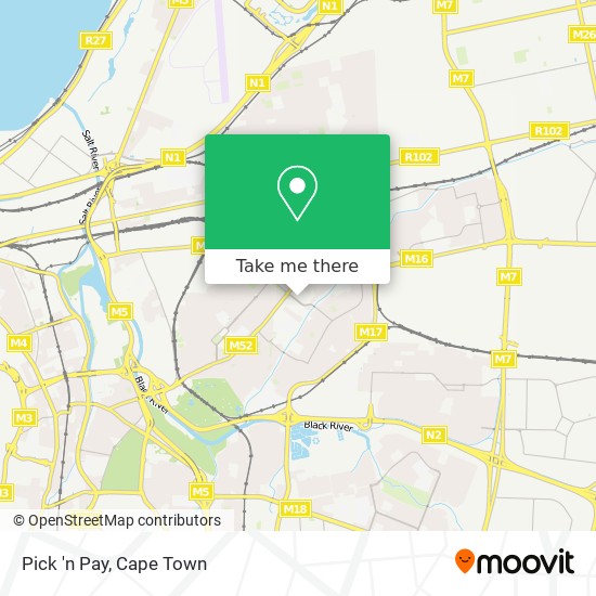 Pick 'n Pay map