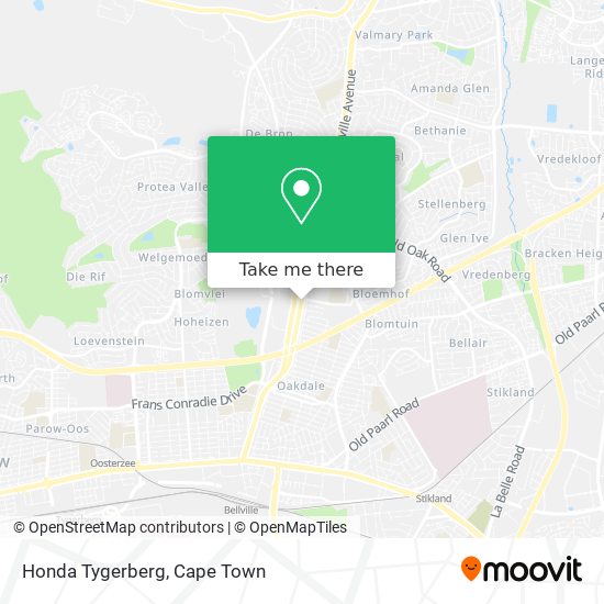 Honda Tygerberg map