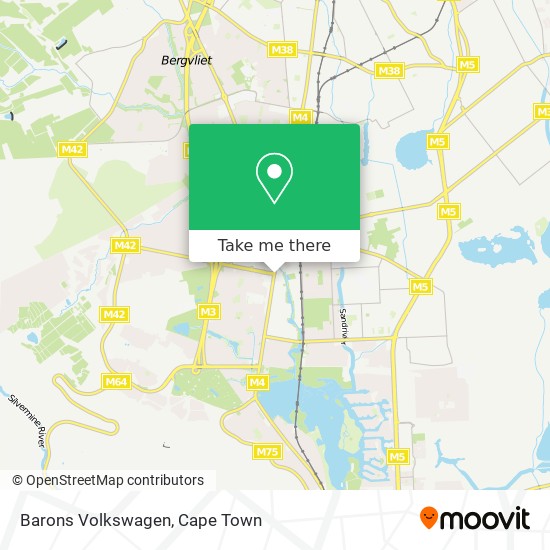 Barons Volkswagen map