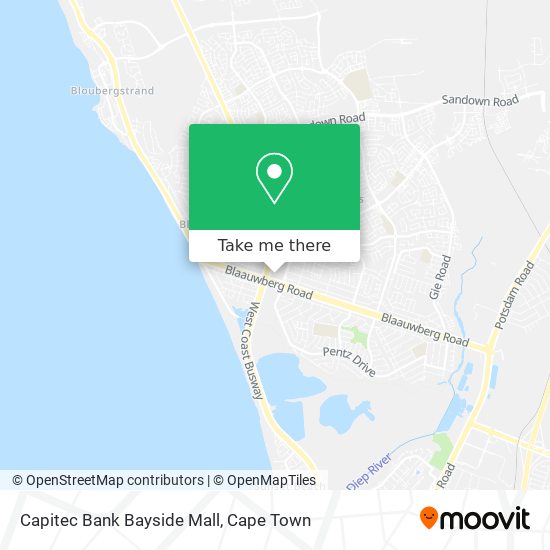 Capitec Bank Bayside Mall map