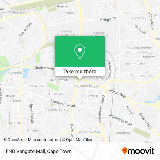 FNB Vangate Mall map