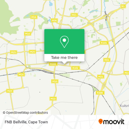 FNB Bellville map