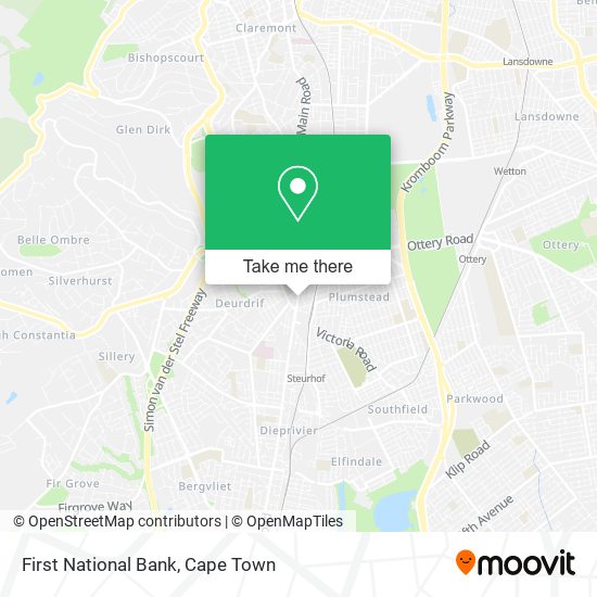First National Bank map