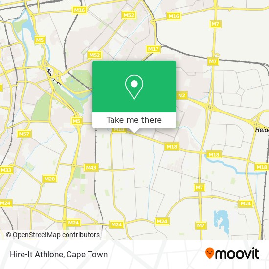 Hire-It Athlone map