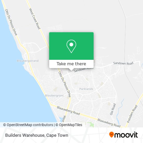 Builders Warehouse map