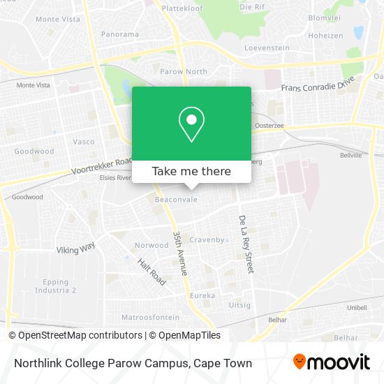 Northlink College Parow Campus map