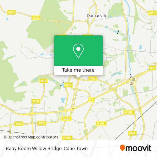 Baby Boom Willow Bridge map