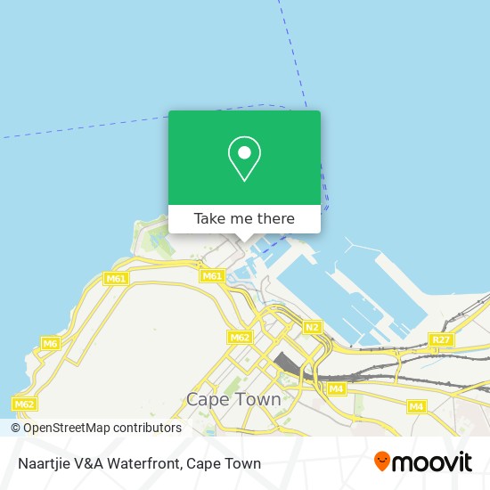 Naartjie V&A Waterfront map