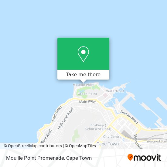 Mouille Point Promenade map