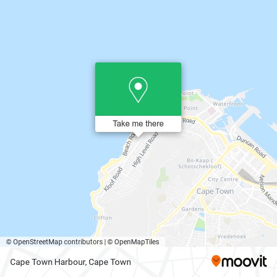 Cape Town Harbour map