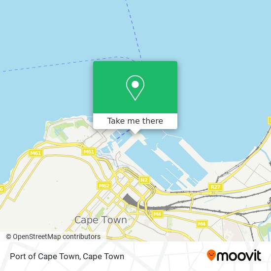 Port of Cape Town map