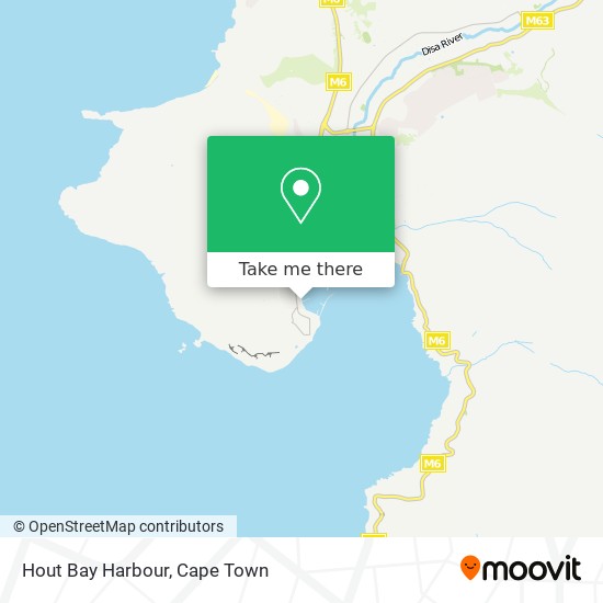 Hout Bay Harbour map