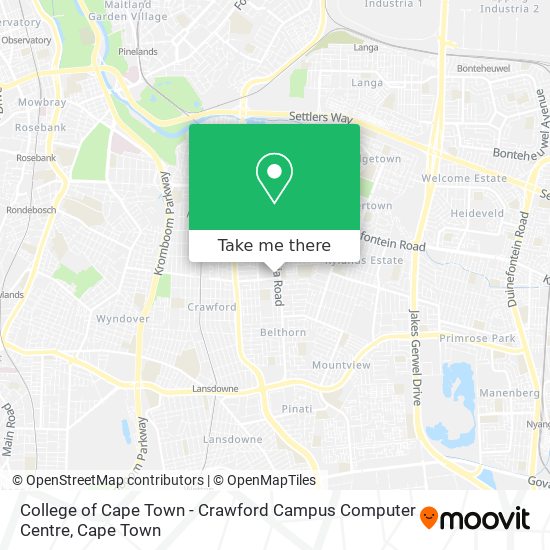 College of Cape Town - Crawford Campus Computer Centre map