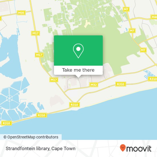 Strandfontein library map