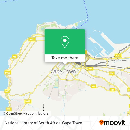 National Library of South Africa map