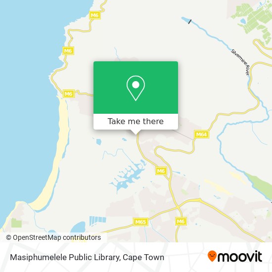 Masiphumelele Public Library map