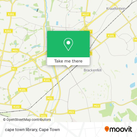 cape town library map
