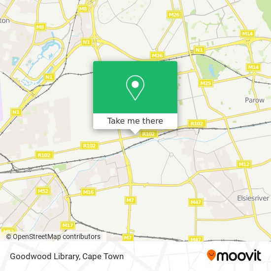 Goodwood Library map