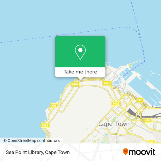 Sea Point Library map