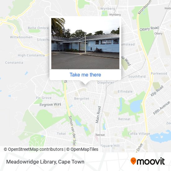 Meadowridge Library map