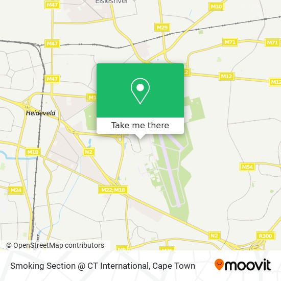 Smoking Section @ CT International map