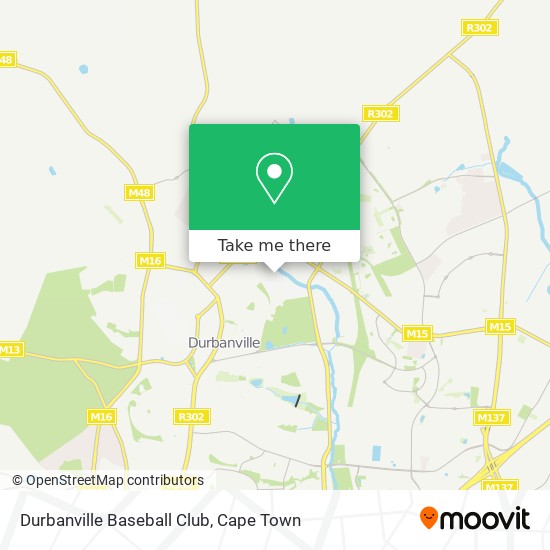 Durbanville Baseball Club map